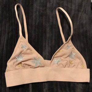 Starry PINK bralette